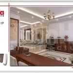 Thiết kế nội thất phòng làm việc Vincom Shophouse tại Hải Phòng