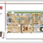 Mặt bằng công năng tầng 1 - BTD 0058