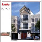 Thiết kế kiến trúc nhà phố hiện đại tại Hải Phòng sh nod 0172