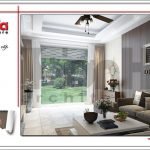 Mẫu thiết kế nội thất phòng khách nhà ống hiện đại tại Hải Phòng sh nod 0171