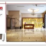 Thiết kế nội thất sảnh lễ tân khách sạn tại Quảng Ninh sh ks 0037