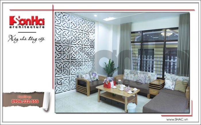 Mẫu biệt thự hiện đại 3 tầng mặt tiền 10m rộng 140m2 – SH BTD 0049 5