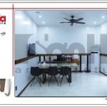 Mẫu biệt thự hiện đại 3 tầng mặt tiền 10m rộng 140m2 – SH BTD 0049 23