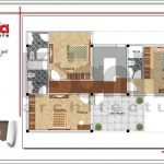 Mặt bằng công năng tầng 2 - BTD 0058