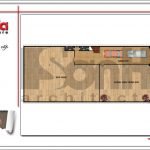 Mặt bằng tầng 1 văn phòng hiện đại tiện nghi tại Lào sh vp 0027