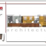 Mặt bằng công năng tầng 3 nhà ống kiến trúc Pháp tại Bắc Giang sh nop 0142