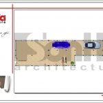 Mặt bằng công năng tầng hầm biệt thự kết hợp văn phòng tại cà mau sh btp 0106