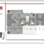 Mặt bằng công năng tầng tum - BTD 0058