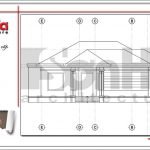 Mặt đứng biệt thự 1 tầng hiện đại tại Bắc Ninh sh btd 0056