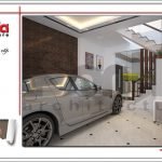 Mẫu thiết kế nội thất gara nhà ống hiện đại tại Hải Phòng sh nod 0170