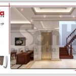 Thiết kế nội thất hành lang tầng 1 Vincom Shophouse tại Hải Phòng