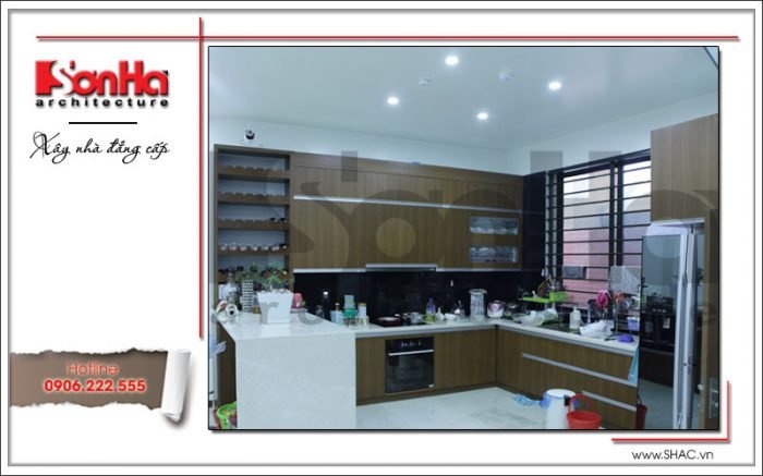 Mẫu biệt thự hiện đại 3 tầng mặt tiền 10m rộng 140m2 – SH BTD 0049 8