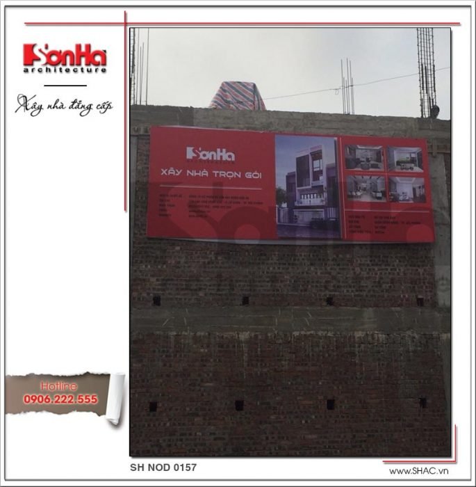 Mẫu thiết kế nhà phố hiện đại 4 tầng đẹp tại Hải Phòng – SH NOD 0157 2