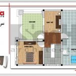 Mặt bằng công năng tầng 3 biệt thự Pháp tại Hải Phòng sh btp 0105