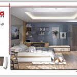 Mẫu thiết kế nội thất phòng ngủ bố mẹ biệt thự tân cổ điển tại Hải Phòng sh btp 0104