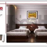 Mẫu Thiết kế nội thất phòng ngủ khách sạn tại Quảng Ninh sh ks 0037
