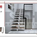 Mẫu thiết kế sảnh thang nhà ống hiện đại tại Hải Phòng sh nod 0171