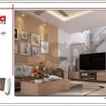 Thiết kế nội thất phòng khách hiện đại tại Hải Phòng sh nod 0172
