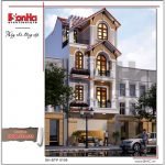 Thiết kế kiến trúc biệt thự cổ điển đẹp sh btp 0105