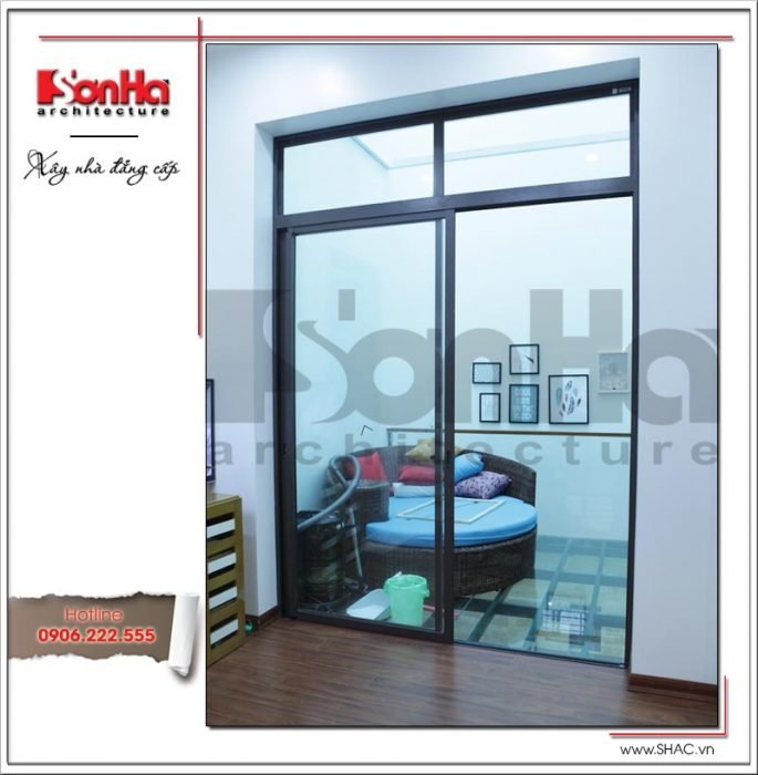 Mẫu biệt thự hiện đại 3 tầng mặt tiền 10m rộng 140m2 – SH BTD 0049 15