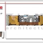 Thiết kế mặt bằng công năng tầng 4 nhà ống kiến trúc Pháp tại Hà Nội sh nop 0140