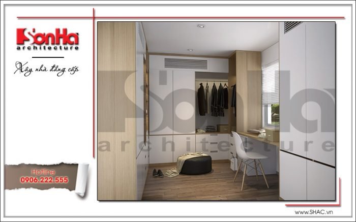 Mẫu nội thất phòng ngủ bố mẹ biệt thự tân cổ điển tại Hải Phòng sh btp 0104