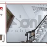 Thiết kế sảnh thang nhà ống hiện đại tại Hải Phòng sh nod 0171