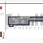 Mặt bằng công năng tầng mái biệt thự kết hợp văn phòng tại cà mau sh btp 0106