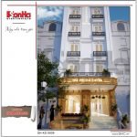 Thiết kế mặt tiền khách sạn mini kiến trúc Pháp tại Hải Phòng sh ks 0039