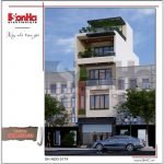 Thiết kế kiến trúc nhà ống hiện đại tại Hà Nội sh nod 0174