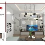 Thiết kế nội thất phòng khách chung cư Tràng An Complex hiện đại cao cấp tại Hà Nội