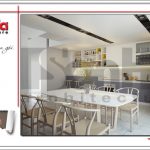 1 Thiết kế nội thất phòng bếp ăn nhà ống hiện đại đẹp tại hà nội sh nod 0174