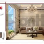 Mẫu thiết kế sảnh chính khách sạn mini kiến trúc Pháp tại Hải Phòng sh ks 0039