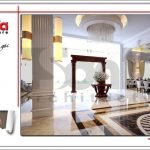 Thiết kế sảnh nhà hàng 2 tầng kiến trúc Pháp sang trọng tại Phú Quốc sh bck 0045