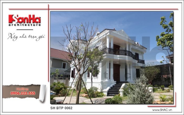 Mẫu biệt thự 2 tầng có sân vườn đẹp - SH BTP 0062 2