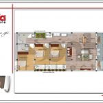 Mặt bằng công nằng tầng 1 biệt thự mini tại Hà Nội sh btp 0110