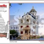 Mẫu thiết kế biệt thự lâu đài 2 tầng đẹp tại Lạng Sơn sh btld 0028