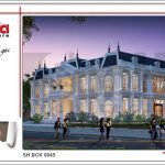 Mẫu nhà hàng 2 tầng kiến trúc Pháp sang trọng tại Phú Quốc sh bck 0045