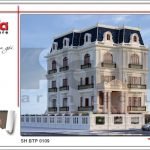 Góc view mẫu kiến trúc biệt thự Pháp đẹp tại Sài Gòn sh btp 0109