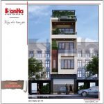 Mẫu kiến trúc nhà ống hiện đại tại Hà Nội sh nod 0174