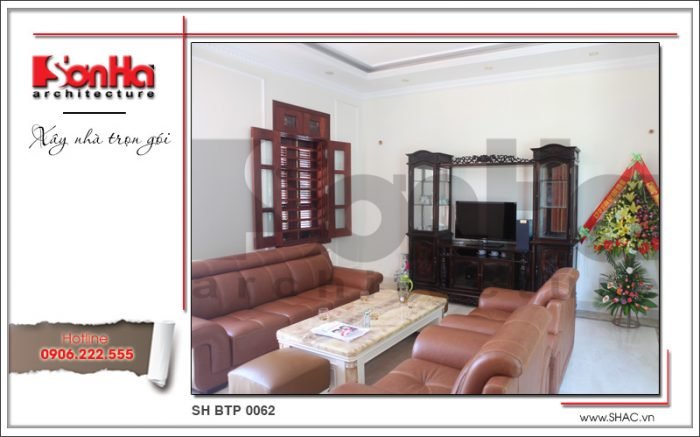 Mẫu biệt thự 2 tầng có sân vườn đẹp - SH BTP 0062 8