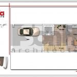 Mặt tiền công năng tầng 1 nhà ống hiện đại tại Hà Nội sh nod 0174