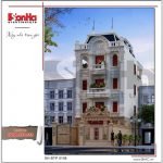 Thiết kế kiến trúc biệt thự Pháp tại Nam Định sh btp 0108