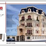 Thiết kế biệt thự Pháp đẹp tại Sài Gòn sh btp 0109