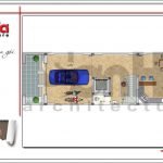 Mặt bằng công năng tầng 1 nhà ống Pháp tại Bắc Ninh sh nop 0144