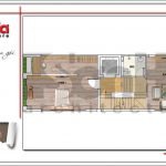 Mặt tiền công năng tầng 2 nhà ống hiện đại tại Hà Nội sh nod 0174