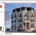 Thiết kế biệt thự Pháp đẹp tại Sài Gòn sh btp 0109
