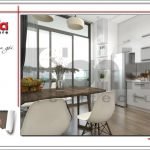 Mẫu Thiết kế phòng bếp ăn chung cư Tràng An Complex hiện đại cao cấp tại Hà Nội