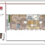 Mặt tiền công năng tầng 3 nhà ống hiện đại tại Hà Nội sh nod 0174