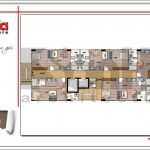 Mặt bằng công năng tầng 1 2 3 tòa nhà văn phòng kiến trúc Pháp tại Sài Gòn sh vp 0029